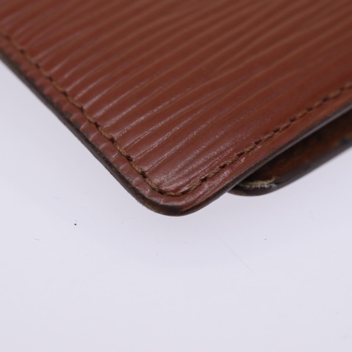 LOUIS VUITTON Epi Agenda PM Day Planner Cover Brown R20053 LV 77237