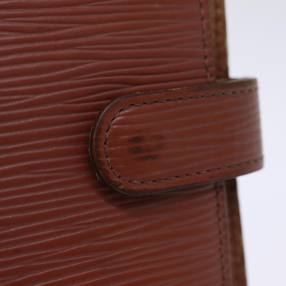 LOUIS VUITTON Epi Agenda PM Day Planner Cover Brown R20053 LV 77237