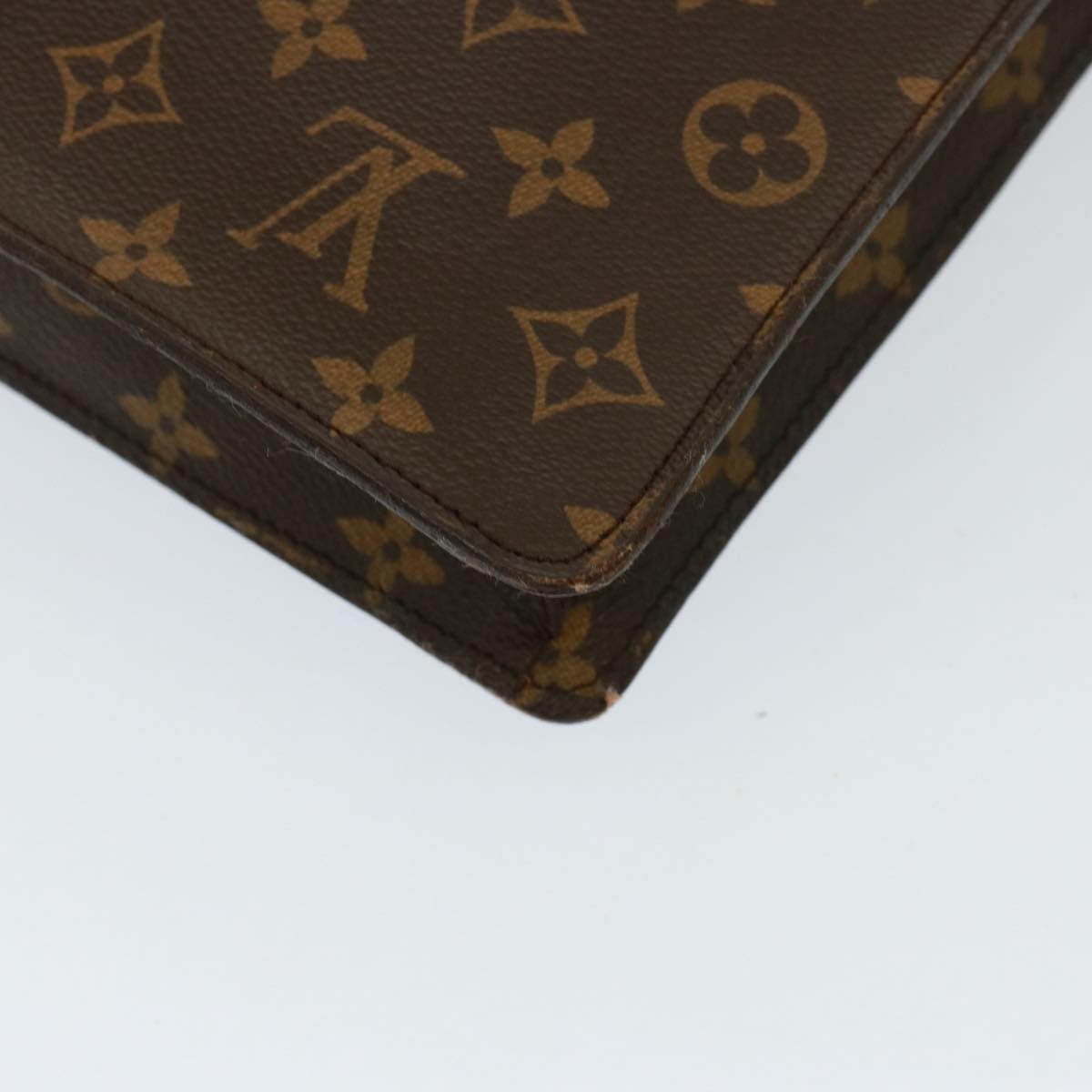LOUIS VUITTON Monogram Porte Documents Senatur Briefcase M53335 LV 77250