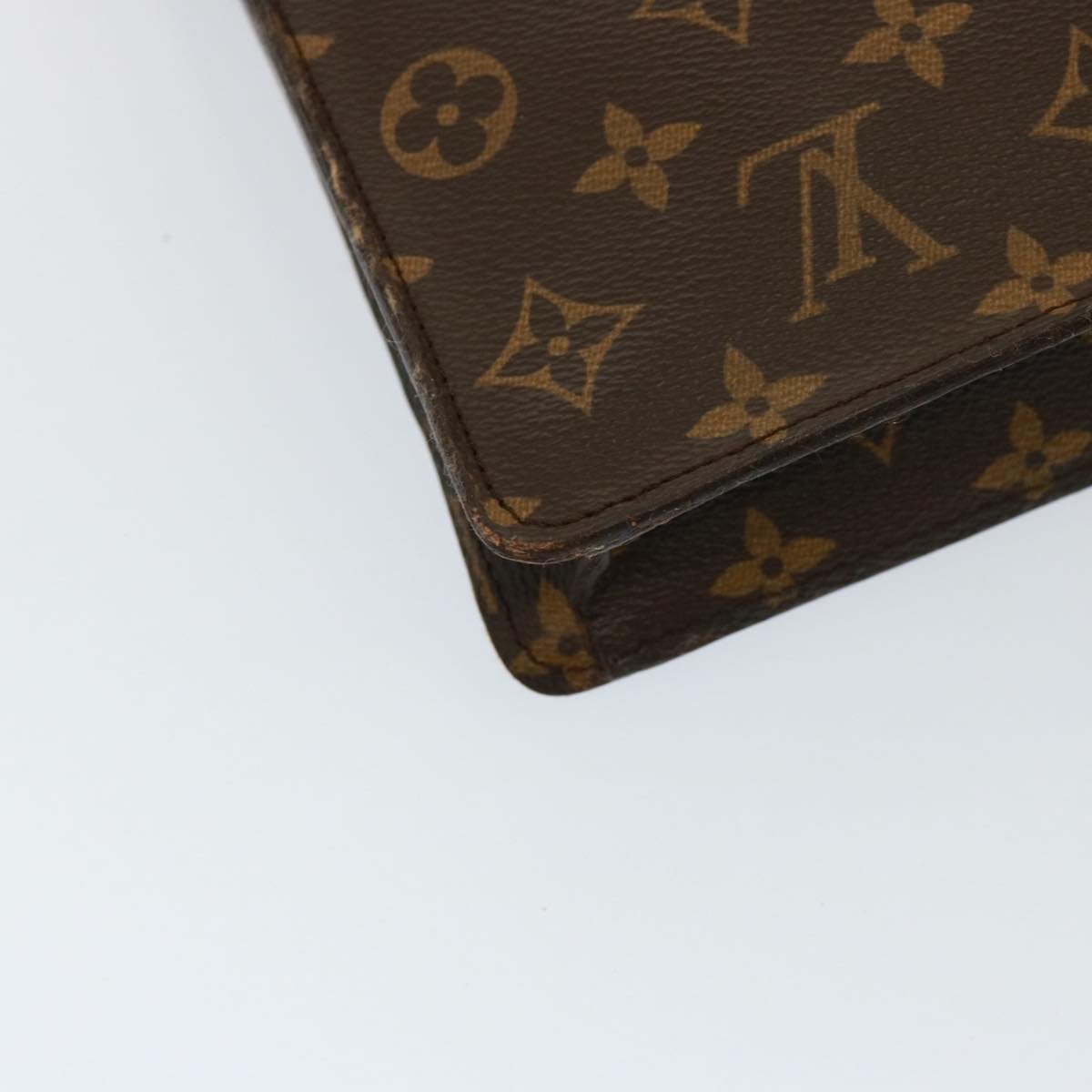 LOUIS VUITTON Monogram Porte Documents Senatur Briefcase M53335 LV 77250