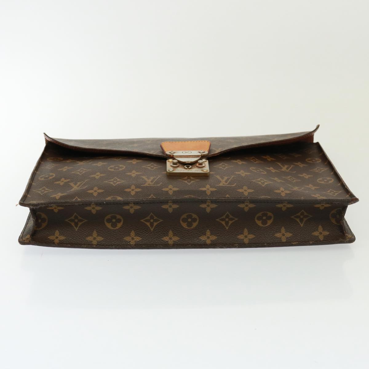 LOUIS VUITTON Monogram Porte Documents Senatur Briefcase M53335 LV 77250