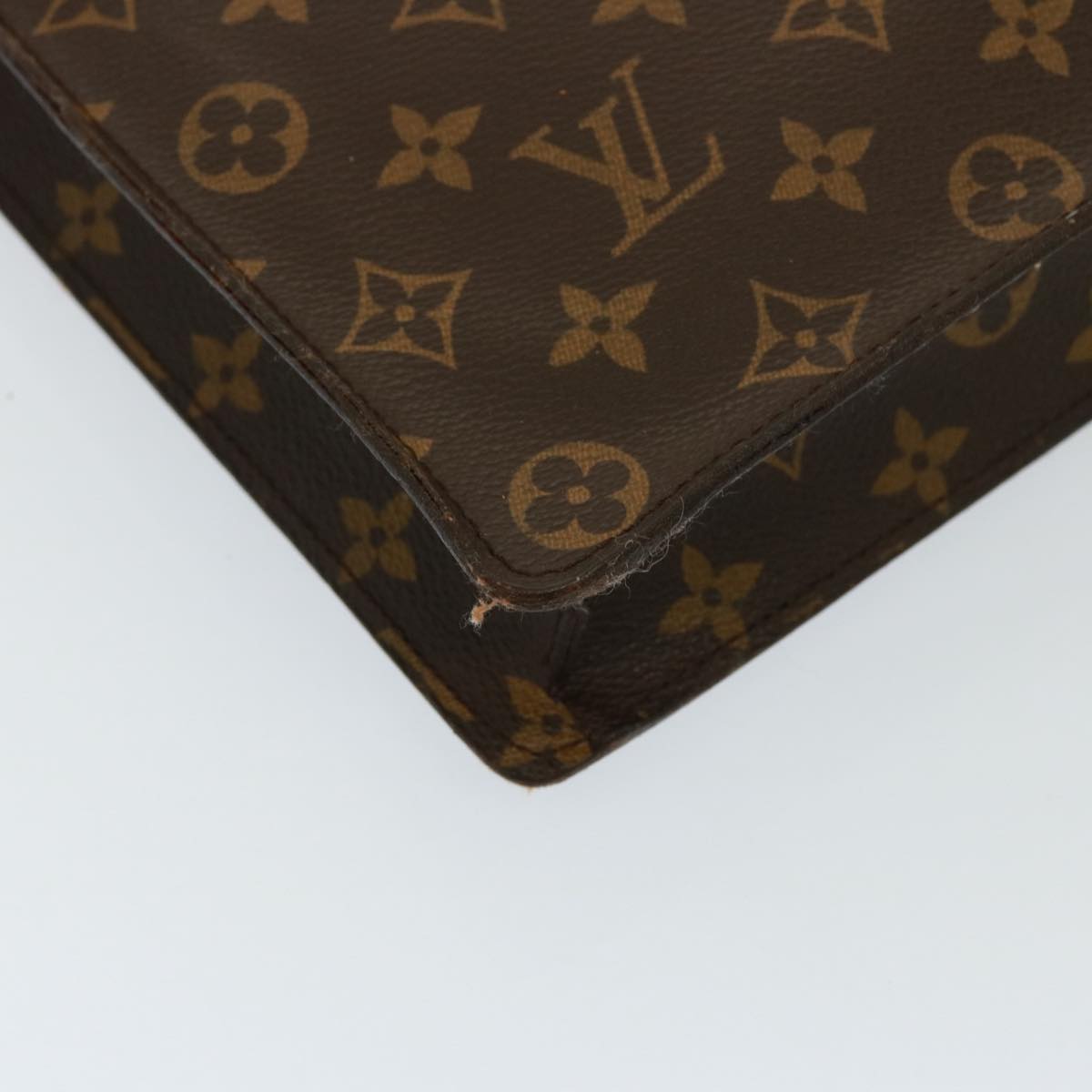 LOUIS VUITTON Monogram Porte Documents Senatur Briefcase M53335 LV 77250