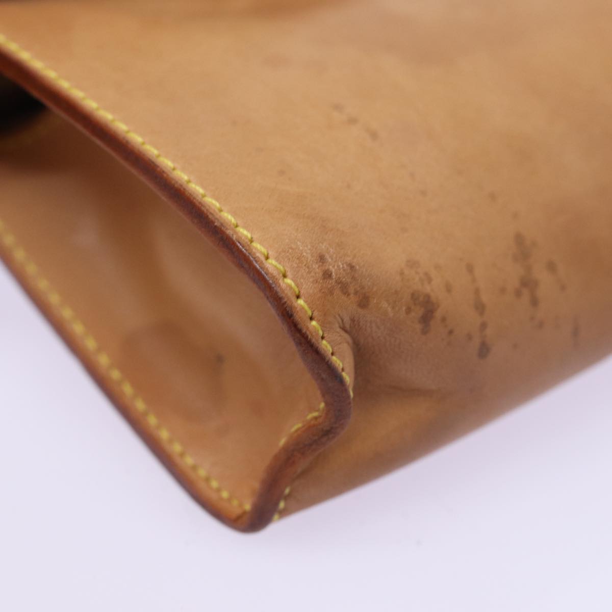 LOUIS VUITTON Nomad Cabas Ambre PM Pouch Leather Beige M92502 LV 77251