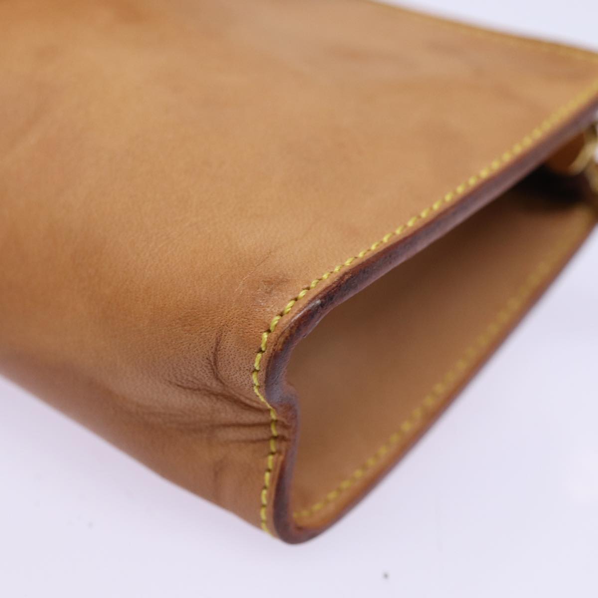 LOUIS VUITTON Nomad Cabas Ambre PM Pouch Leather Beige M92502 LV 77251