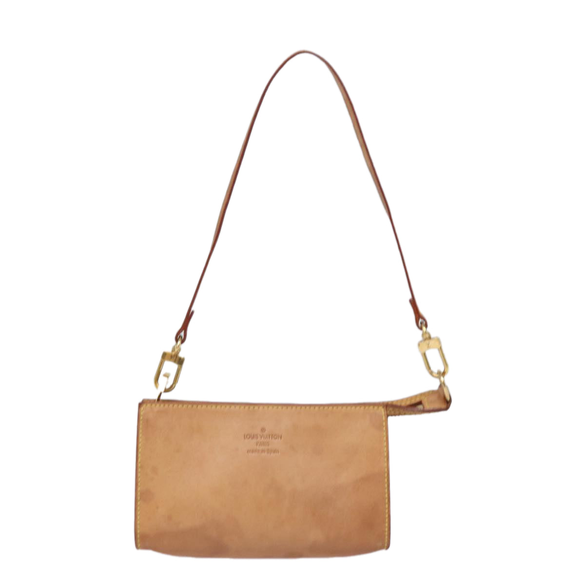 LOUIS VUITTON Nomad Cabas Ambre PM Pouch Leather Beige M92502 LV 77251