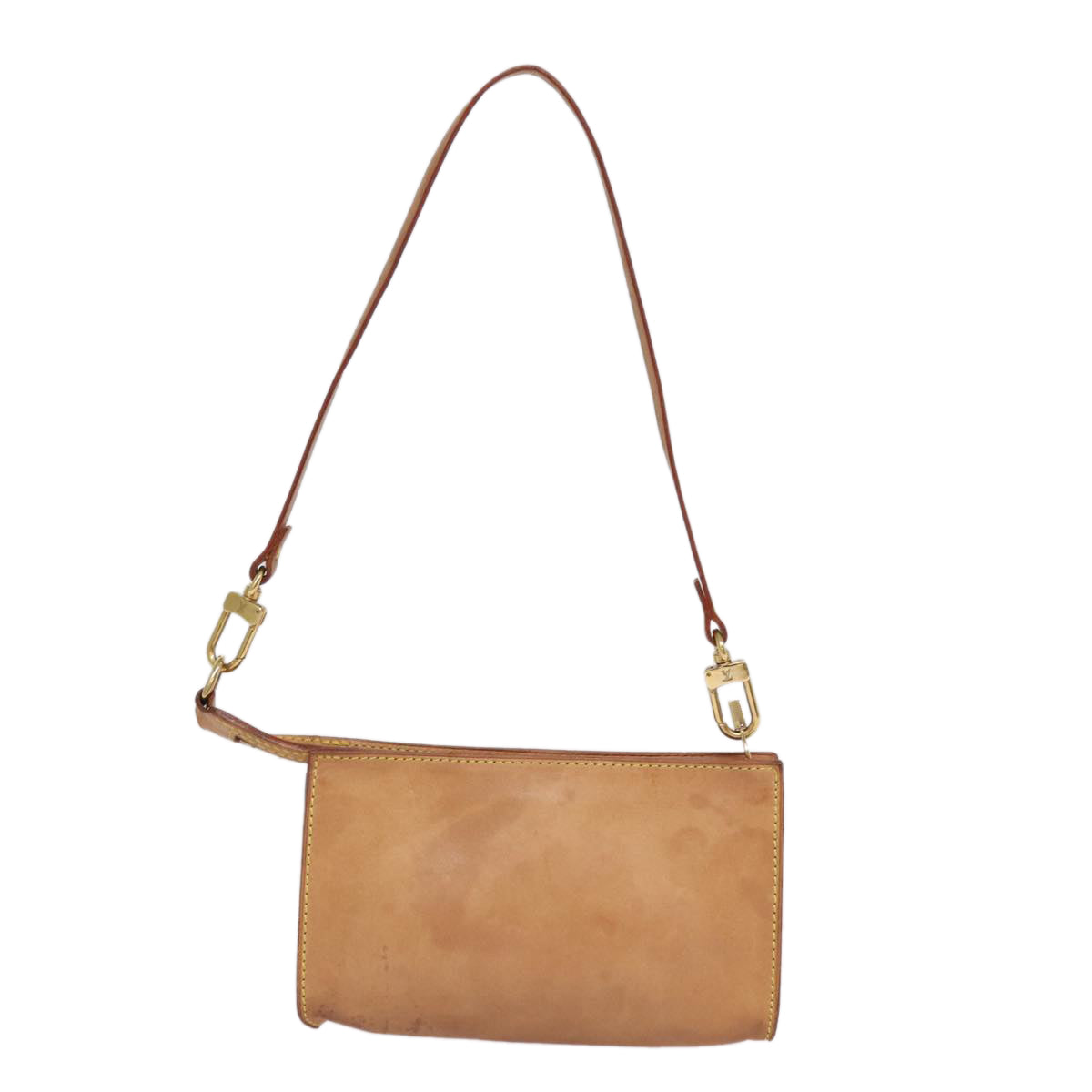 LOUIS VUITTON Nomad Cabas Ambre PM Pouch Leather Beige M92502 LV 77251