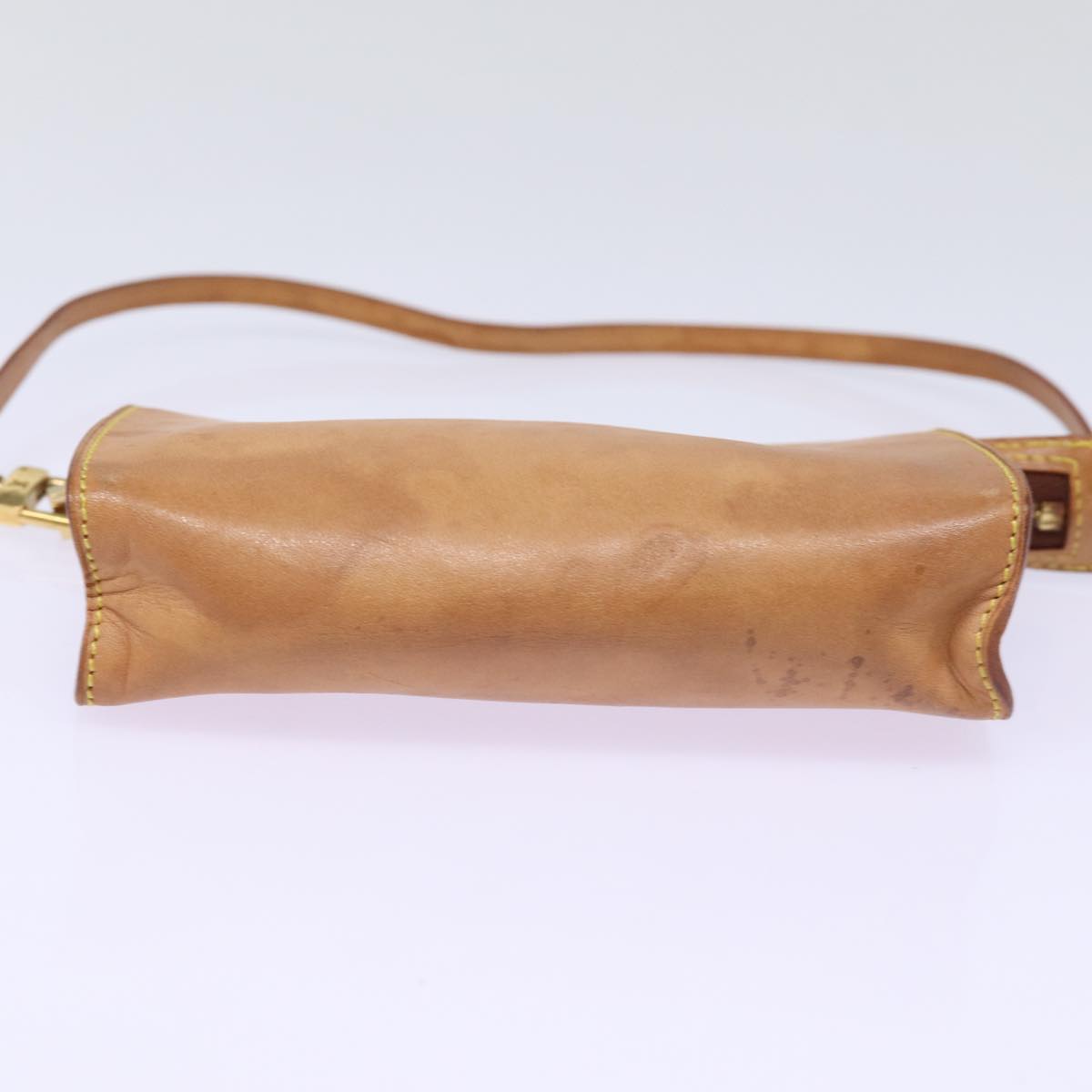 LOUIS VUITTON Nomad Cabas Ambre PM Pouch Leather Beige M92502 LV 77251