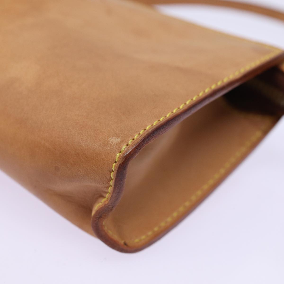 LOUIS VUITTON Nomad Cabas Ambre PM Pouch Leather Beige M92502 LV 77251