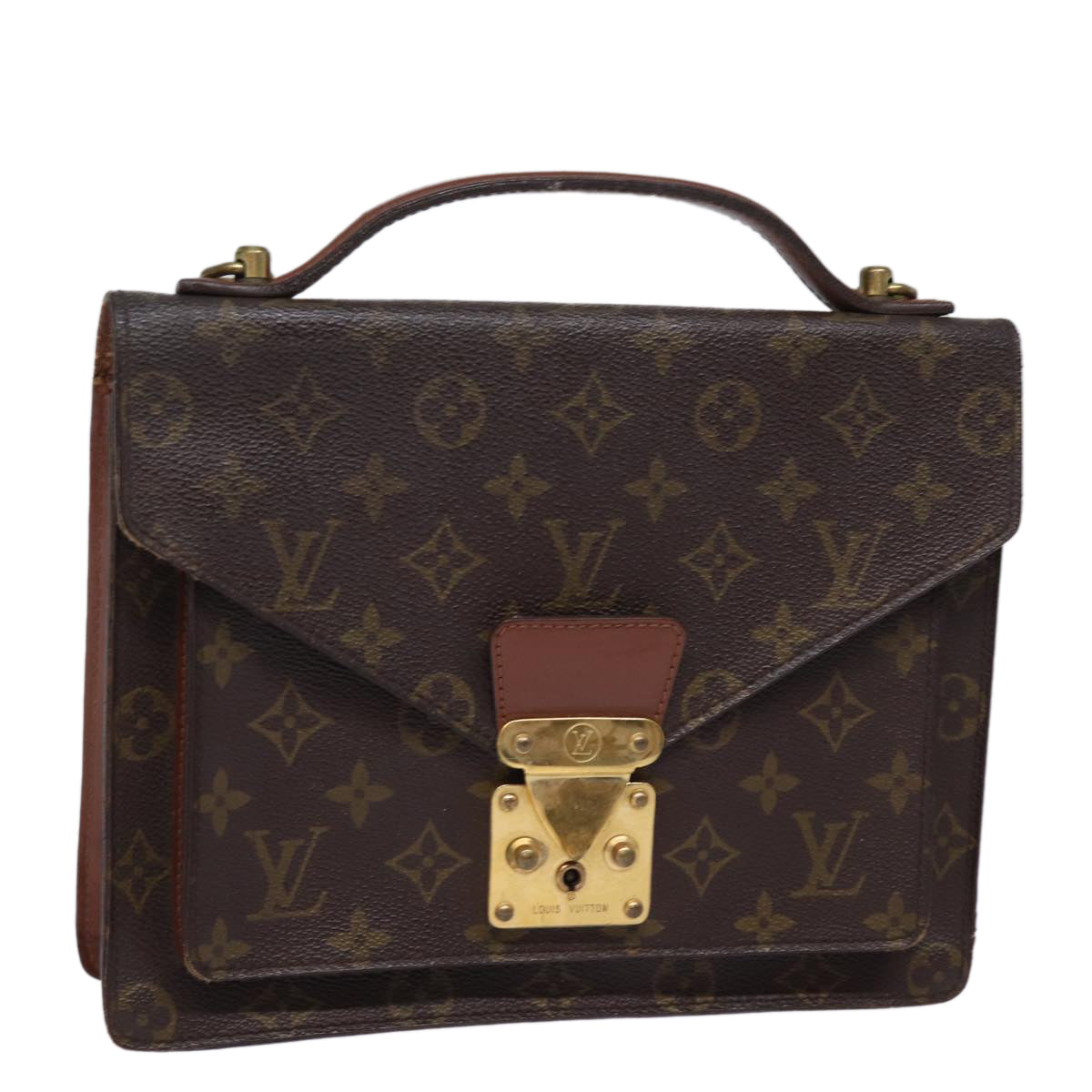 LOUIS VUITTON Monogram Monceau 26 Shoulder Bag M51187 LV 77254