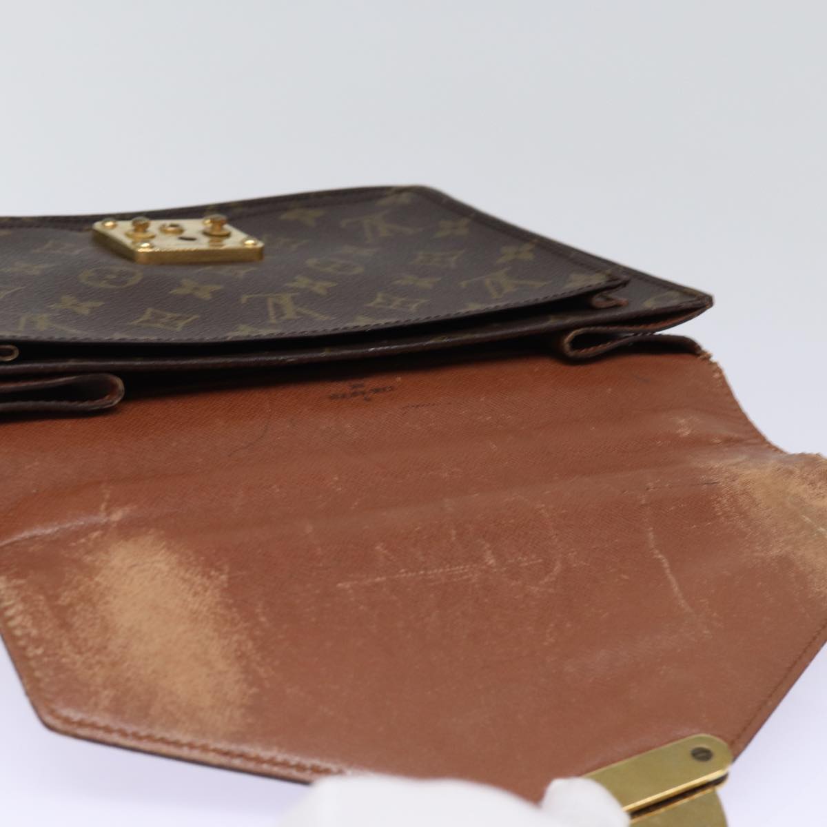 LOUIS VUITTON Monogram Monceau 26 Shoulder Bag M51187 LV 77254