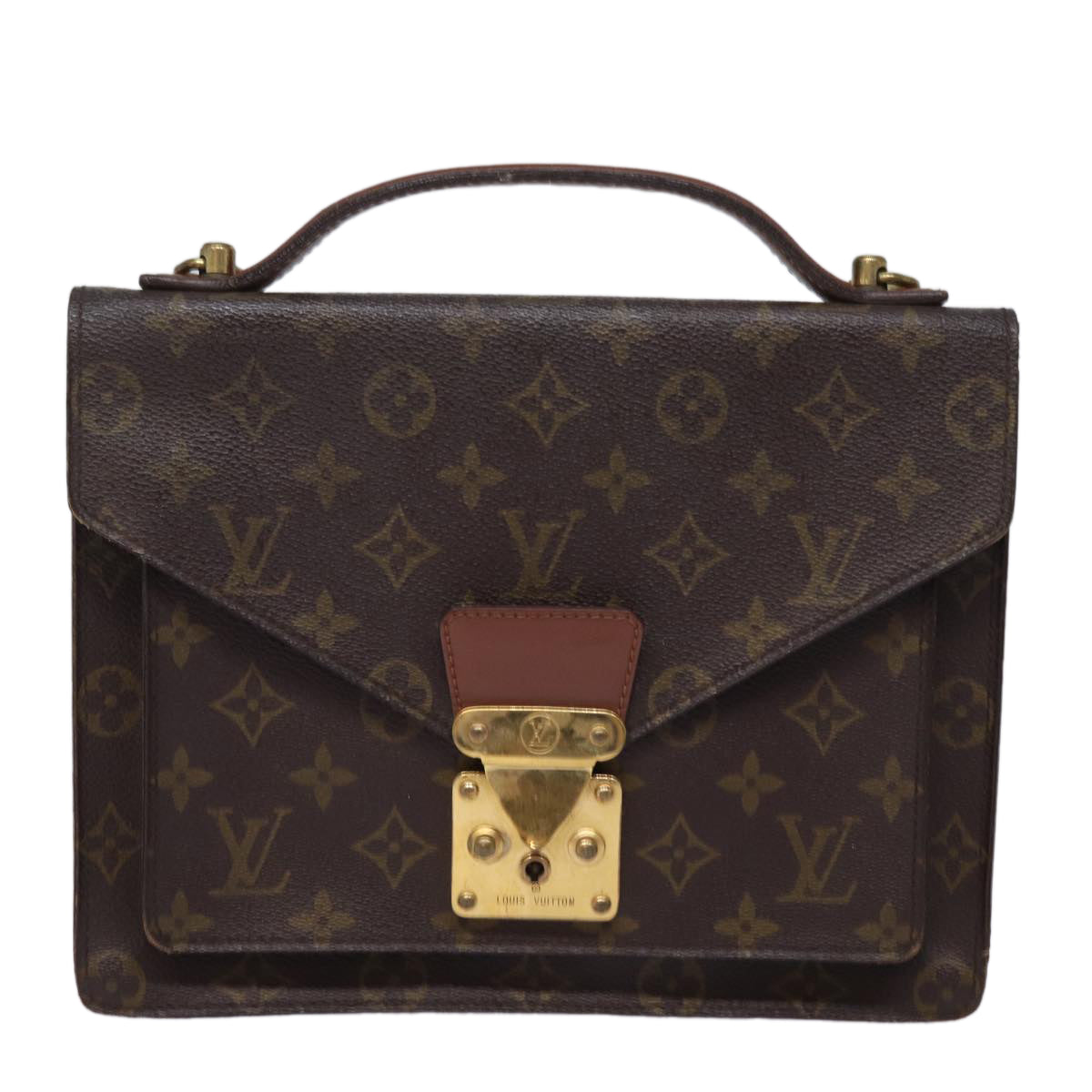 LOUIS VUITTON Monogram Monceau 26 Shoulder Bag M51187 LV 77254