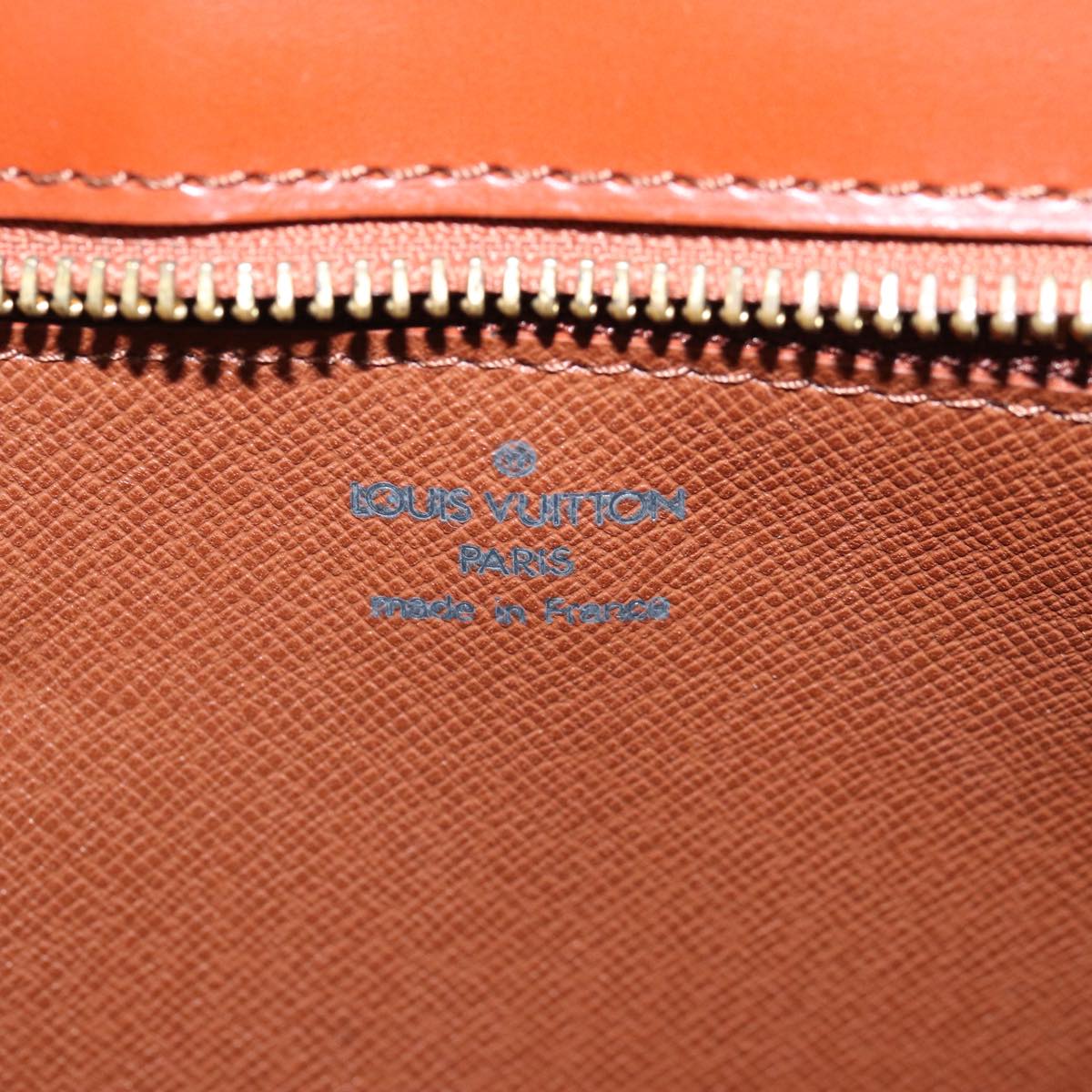 LOUIS VUITTON Epi Angian Clutch Bag Brown M52113 LV 77265