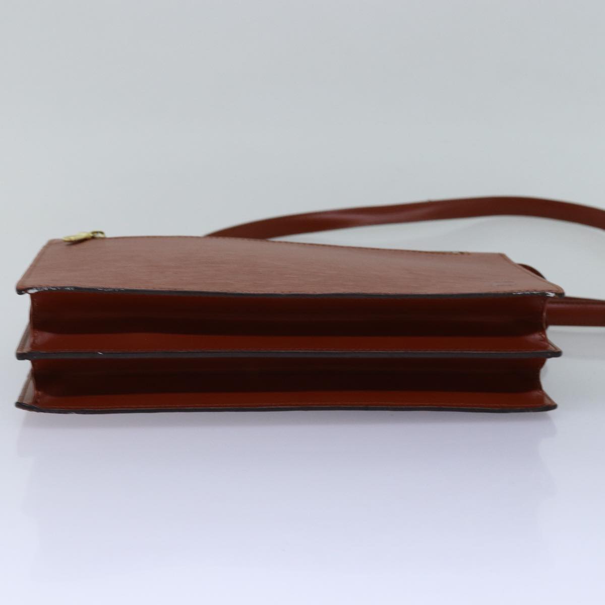 LOUIS VUITTON Epi Angian Clutch Bag Brown M52113 LV 77265