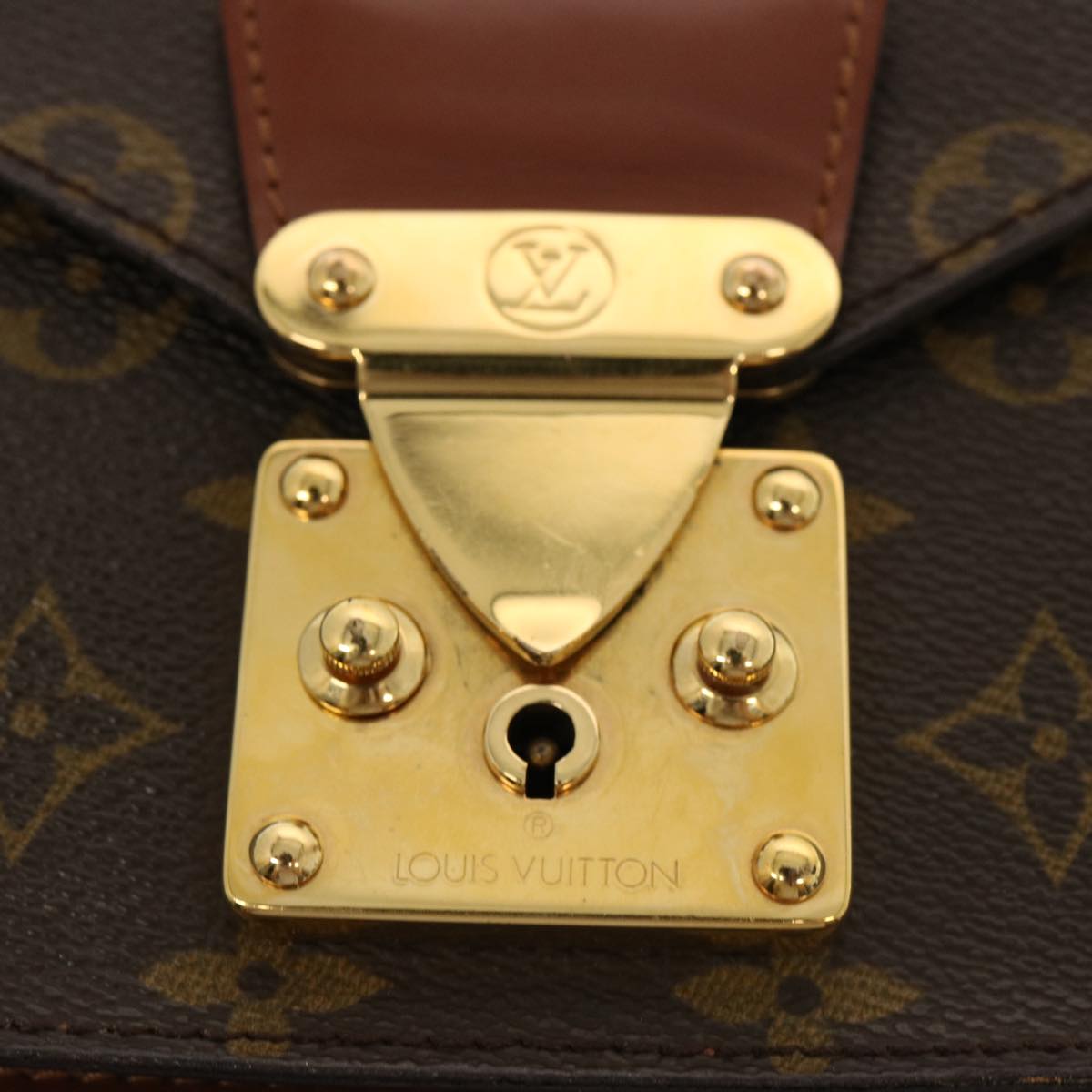 LOUIS VUITTON Monogram Monceau 26 Shoulder Bag M51187 LV 77273