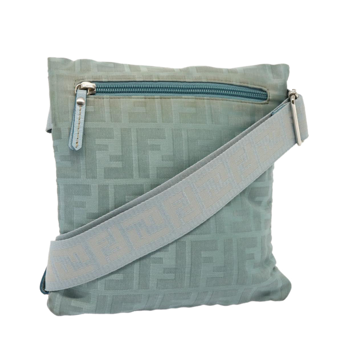 Luxury Fendi Zucca Canvas Waist bag Light Blue77335