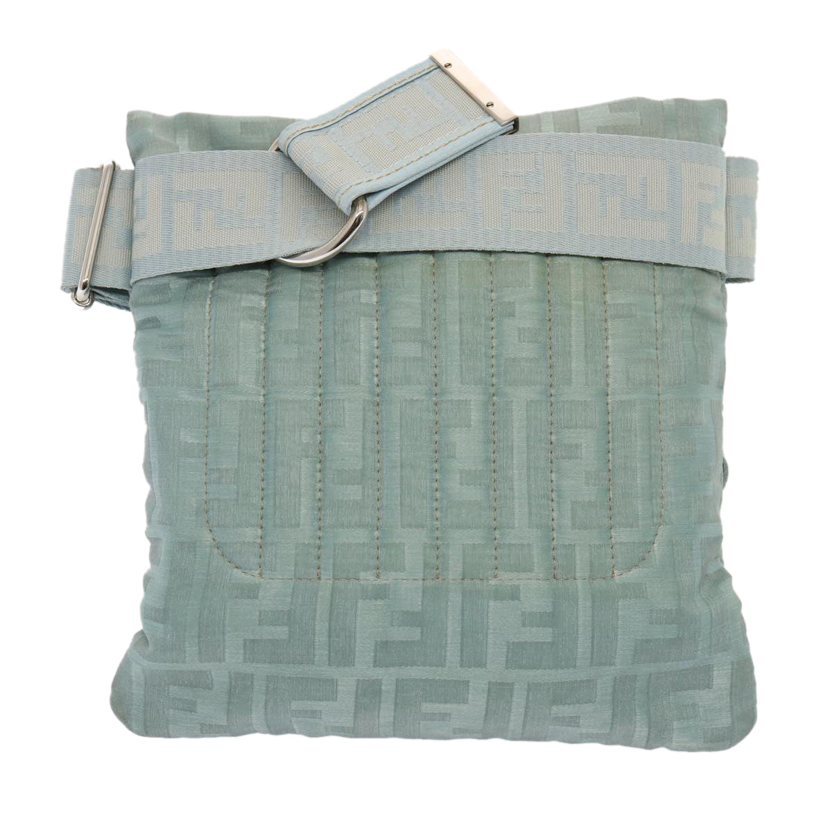 Luxury Fendi Zucca Canvas Waist bag Light Blue77335