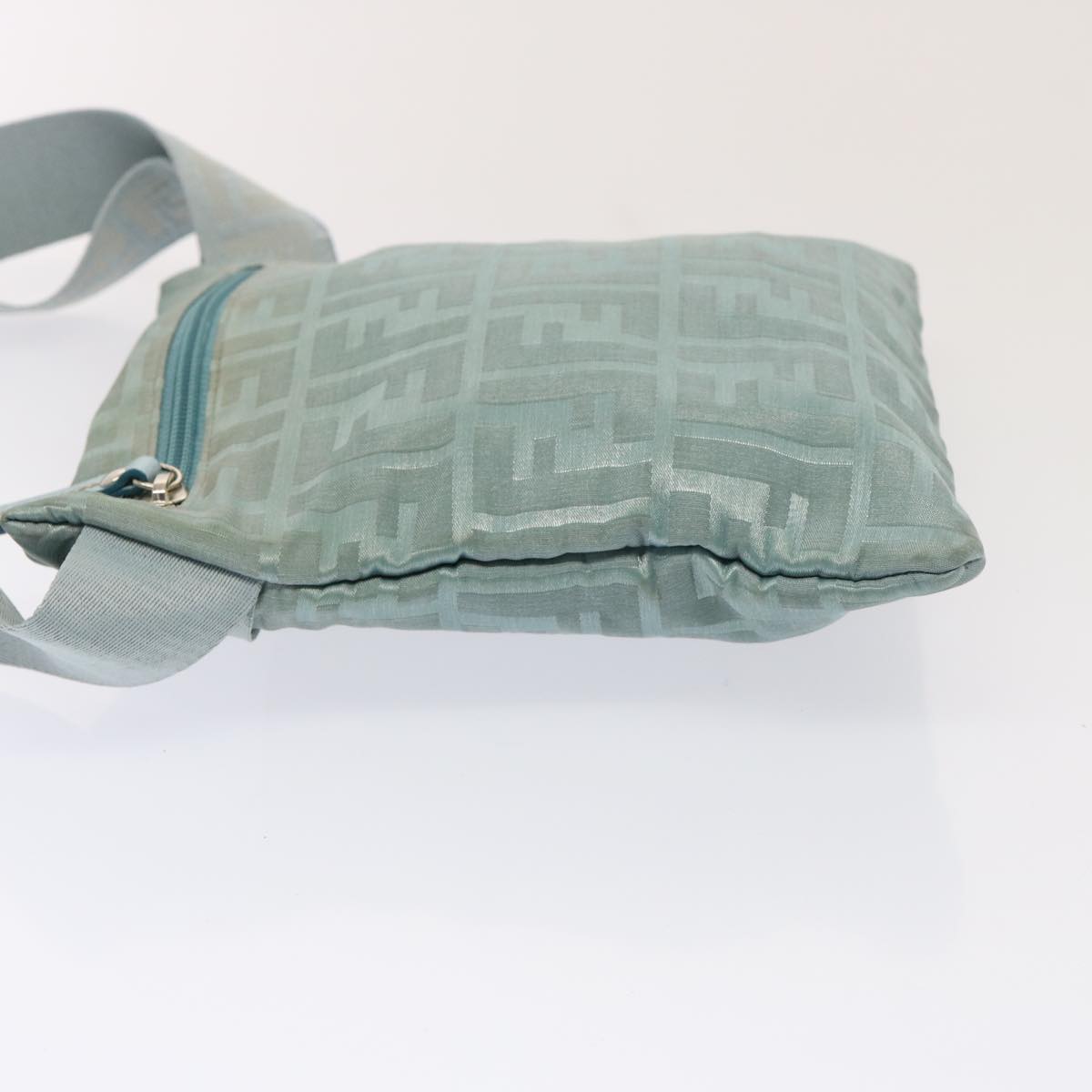 Luxury Fendi Zucca Canvas Waist bag Light Blue77335