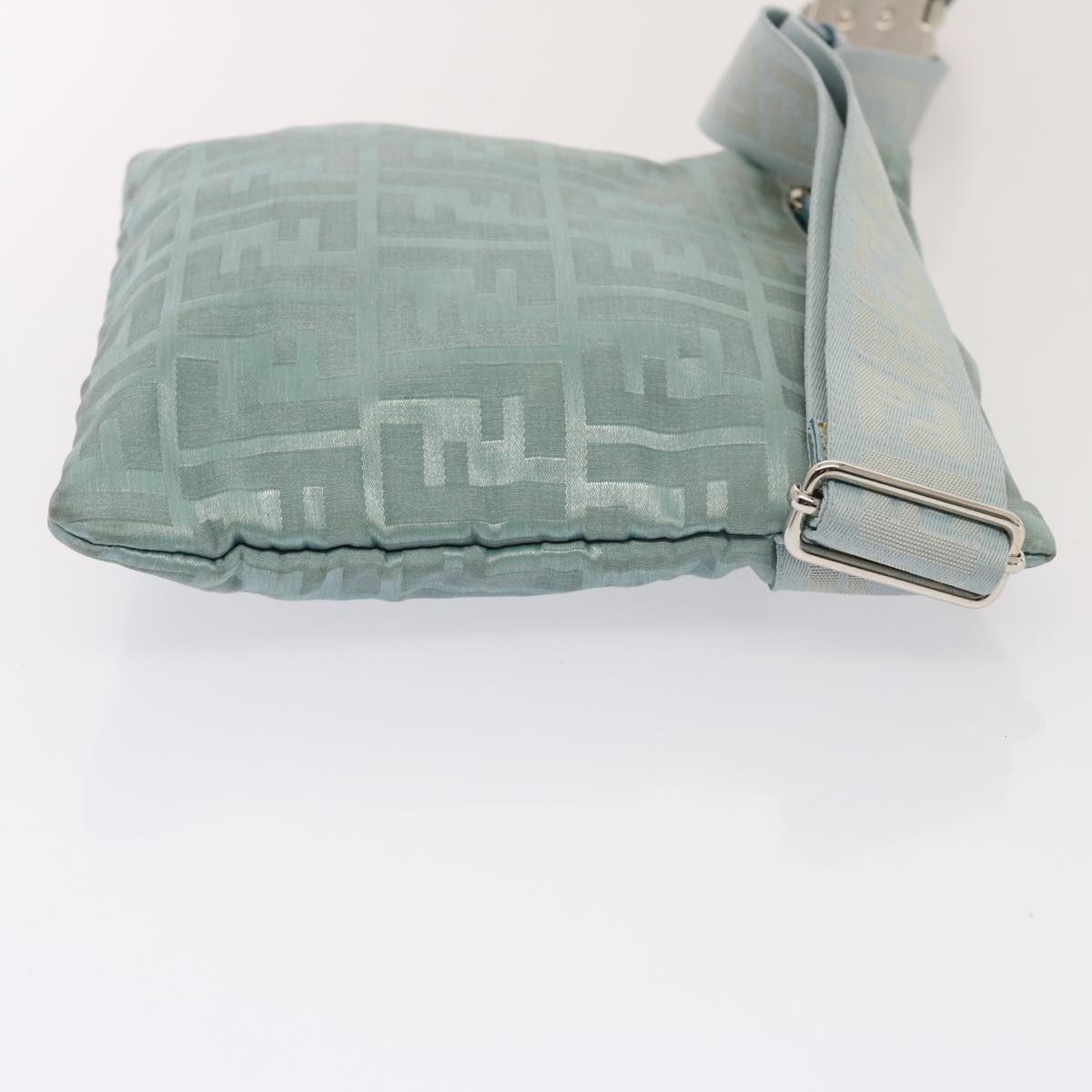 Luxury Fendi Zucca Canvas Waist bag Light Blue77335