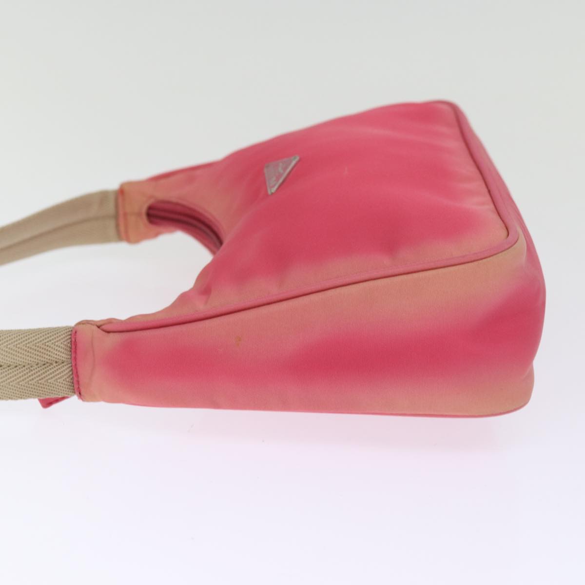 Luxury PradaHand Bag Nylon Pink 77341