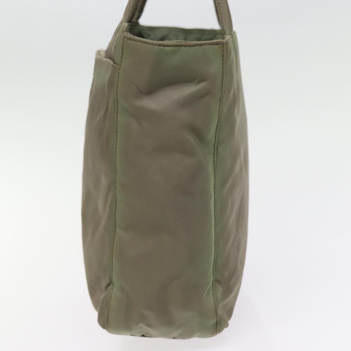 Luxury PradaHand Bag Nylon Khaki 77350