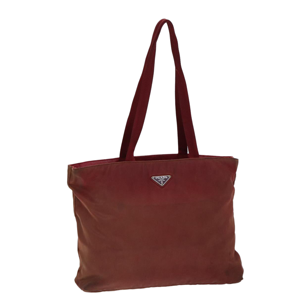 Luxury PradaHand Bag Nylon Red 77352