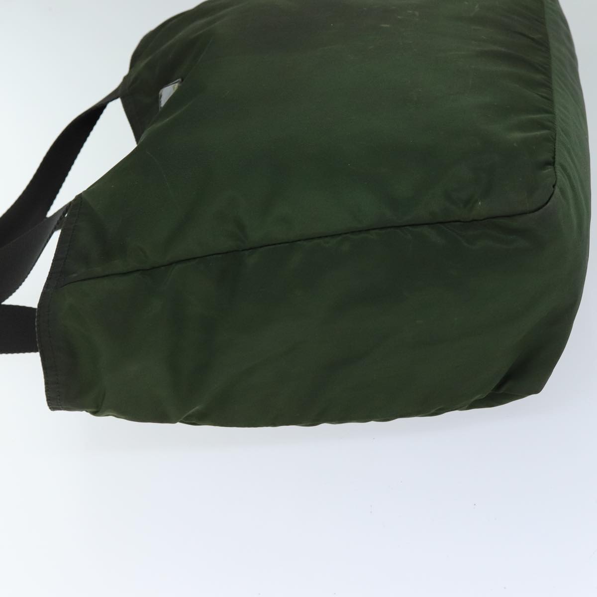 Luxury PradaTote Bag Nylon Khaki 77353