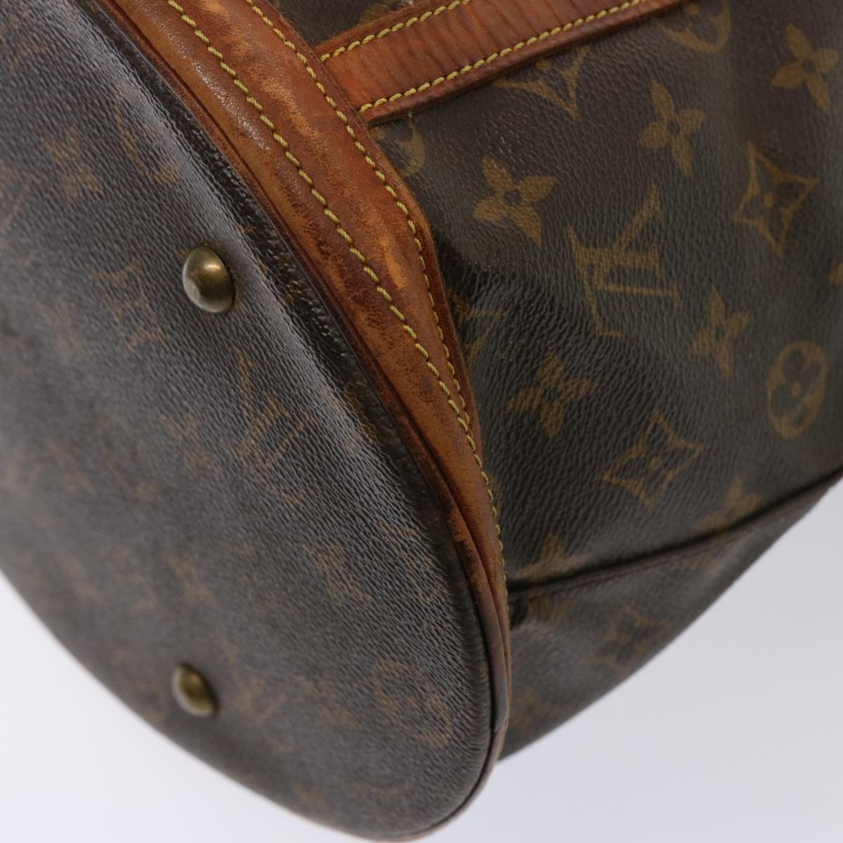 LOUIS VUITTON Monogram Bucket GM Shoulder Bag M42236 LV 77428