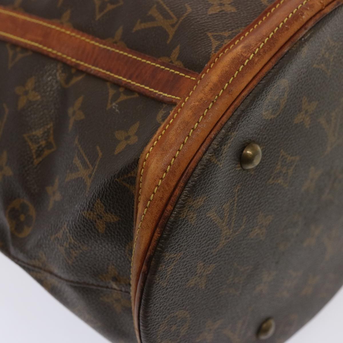 LOUIS VUITTON Monogram Bucket GM Shoulder Bag M42236 LV 77428
