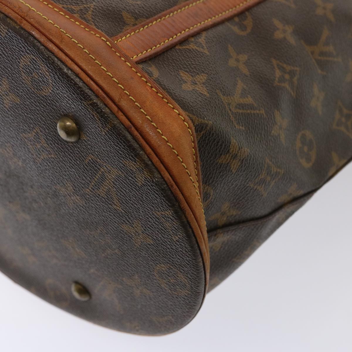 LOUIS VUITTON Monogram Bucket GM Shoulder Bag M42236 LV 77428