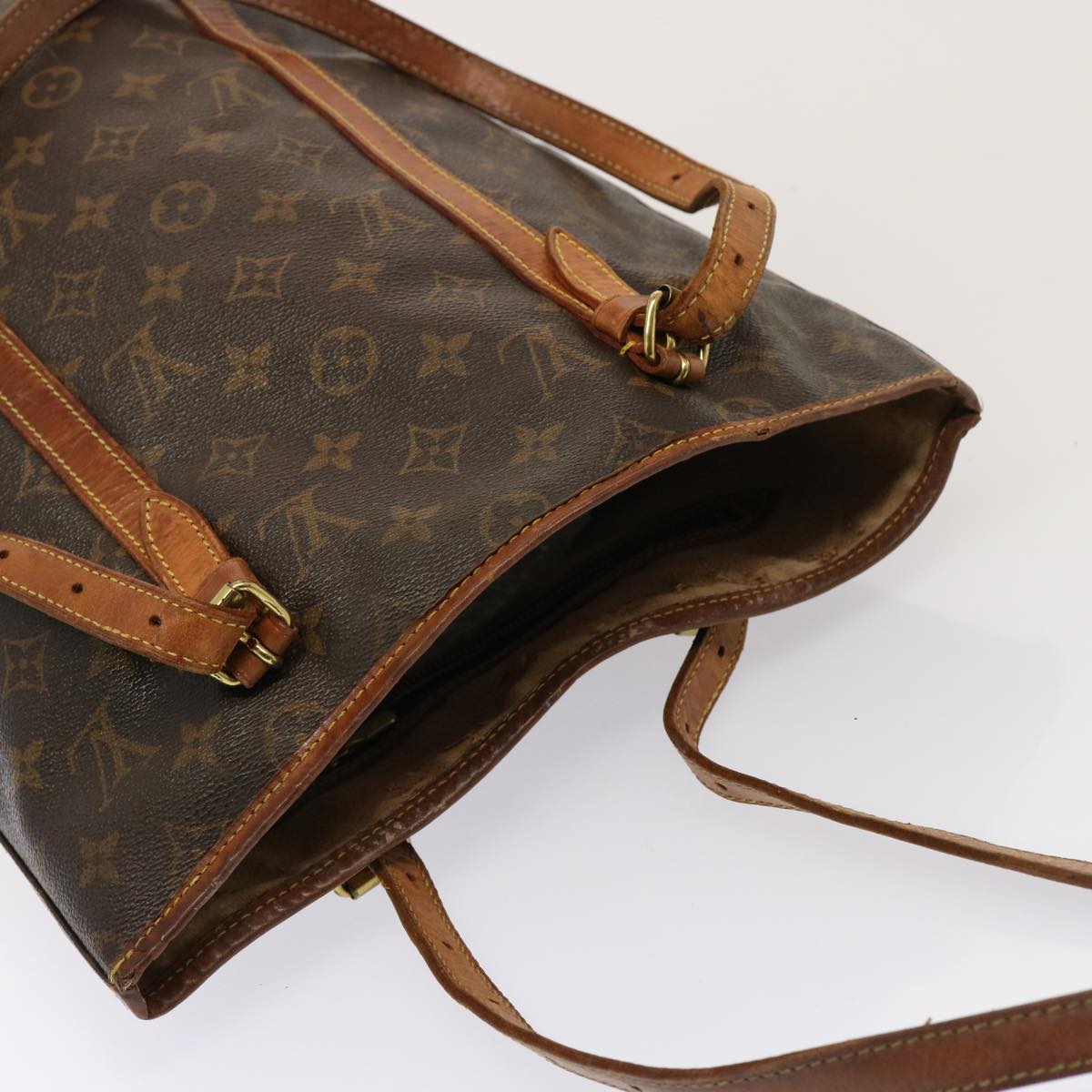 LOUIS VUITTON Monogram Bucket GM Shoulder Bag M42236 LV 77428