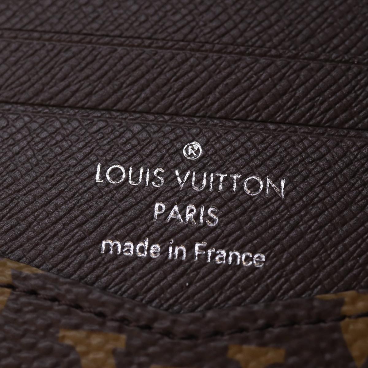 LOUIS VUITTON Monogram Portefeuille Slender Billfold Blue M82798 LV 77435S