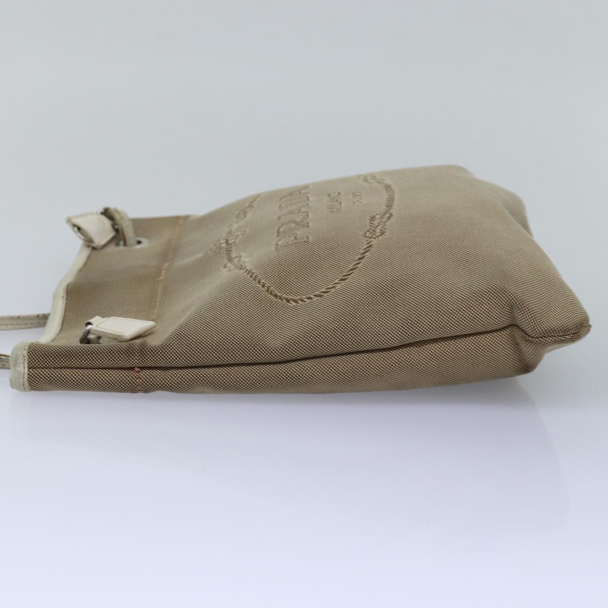 Luxury PradaShoulder Bag Canvas Beige 77502