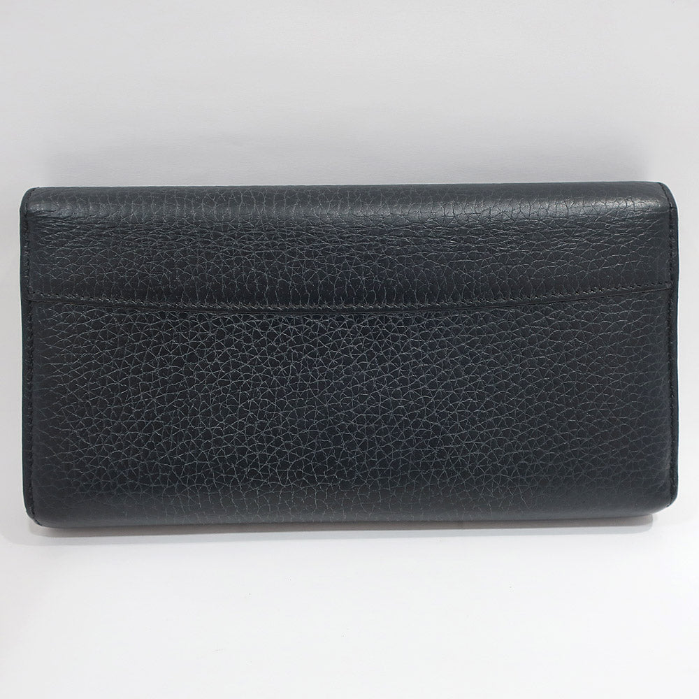 Louis Vuitton Long Wallet Portefolio Capsine M62133  Leather LV Logo Black Red Beige G  Women  Preservation Bag Box