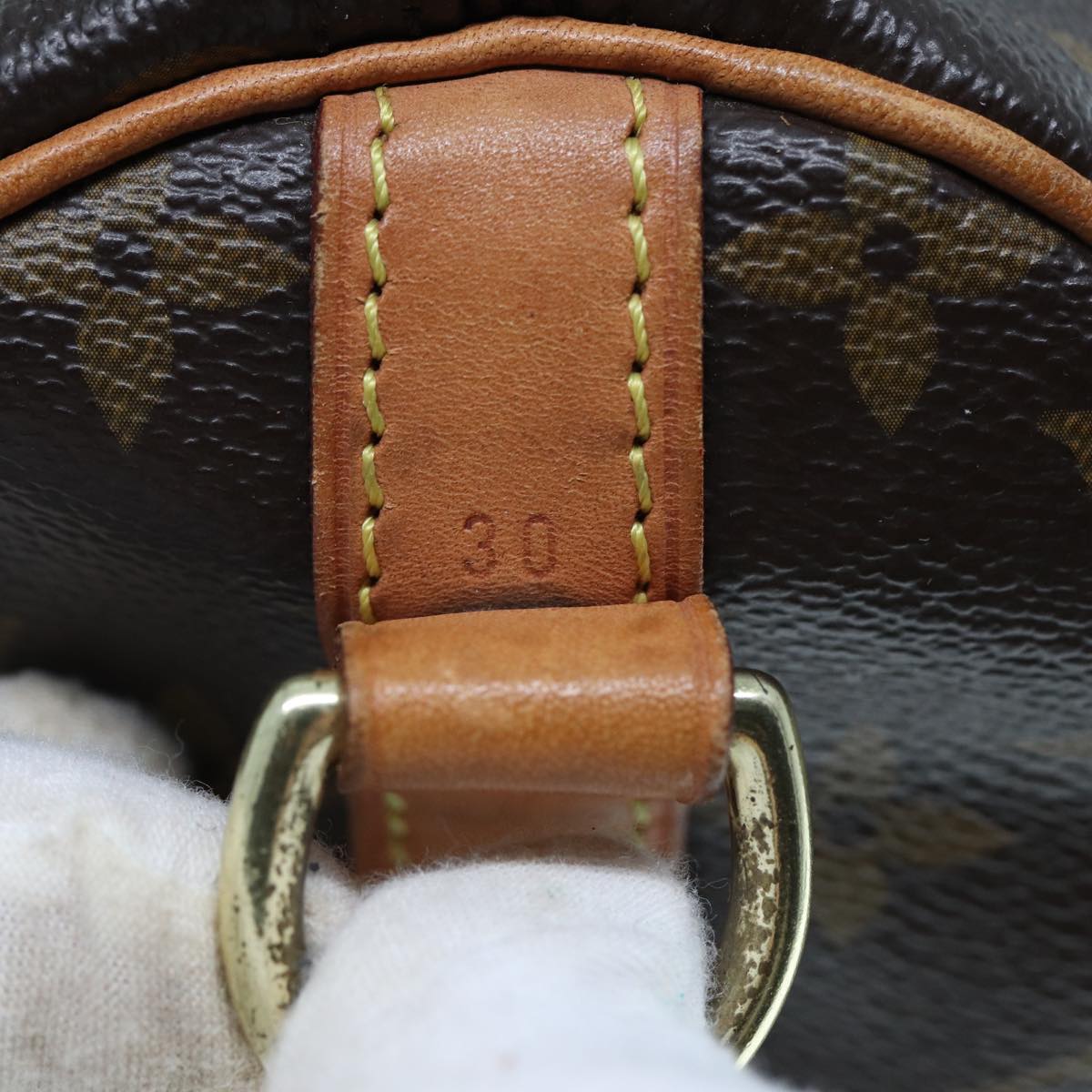 LOUIS VUITTON Monogram Speedy Bandouliere 30 Hand Bag M40391 LV 77518