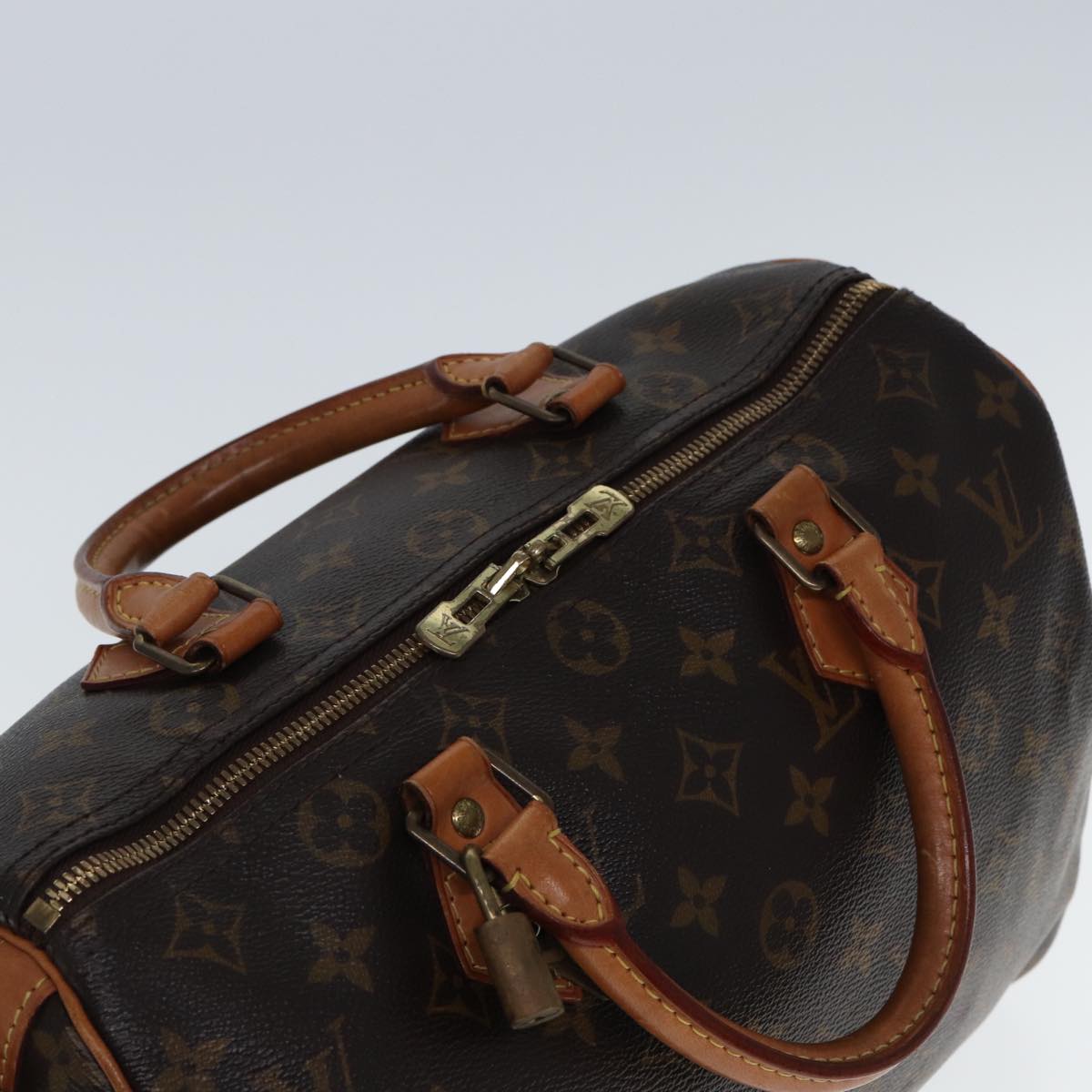 LOUIS VUITTON Monogram Speedy Bandouliere 30 Hand Bag M40391 LV 77518