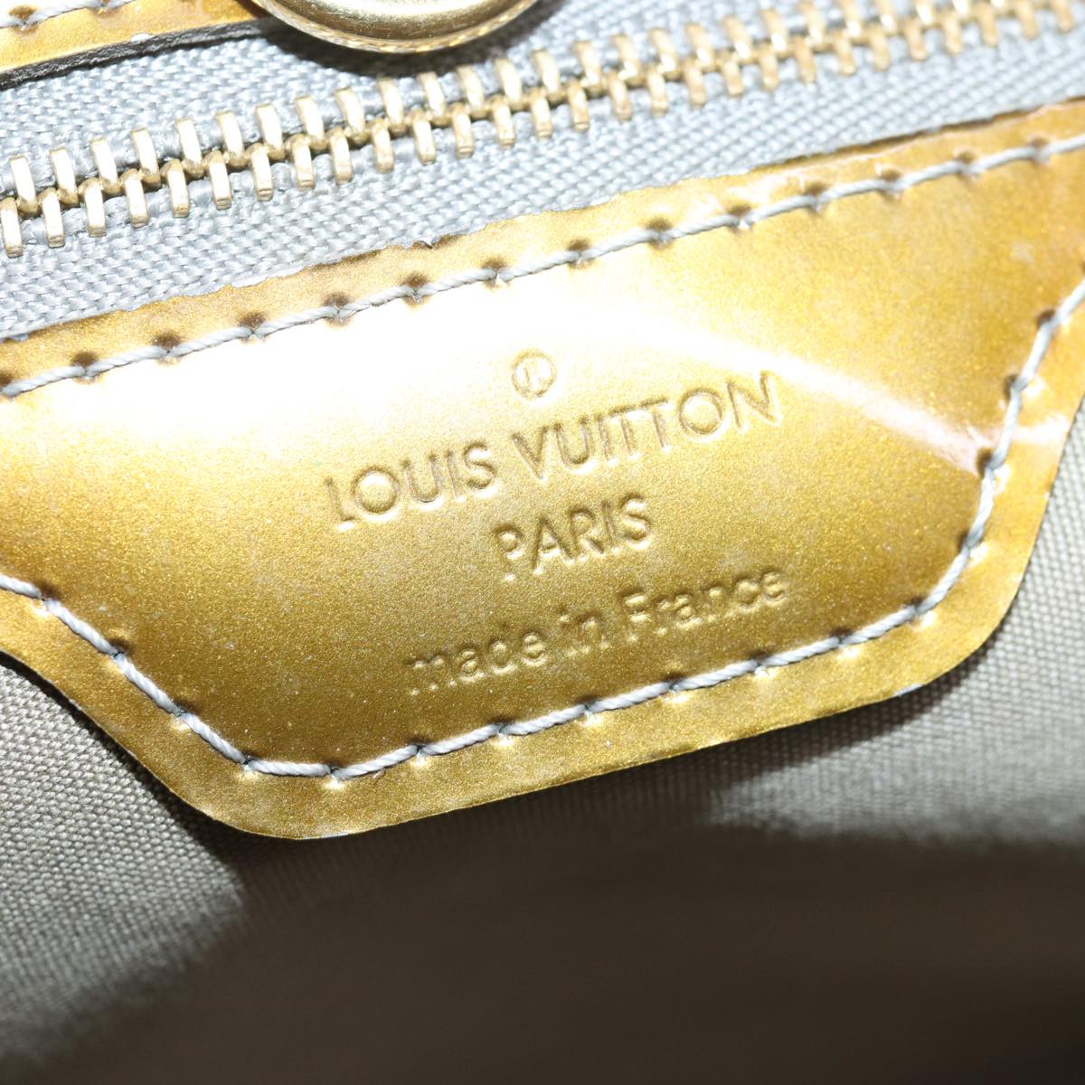 LOUIS VUITTON Monogram Vernis Wilshire PM Hand Bag Veil Bronze M91642 77559