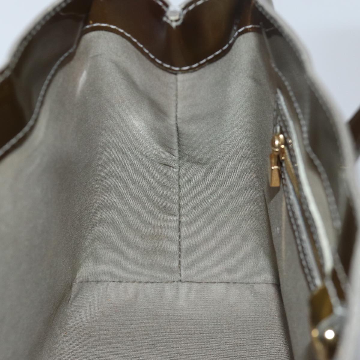 LOUIS VUITTON Monogram Vernis Wilshire PM Hand Bag Veil Bronze M91642 77559