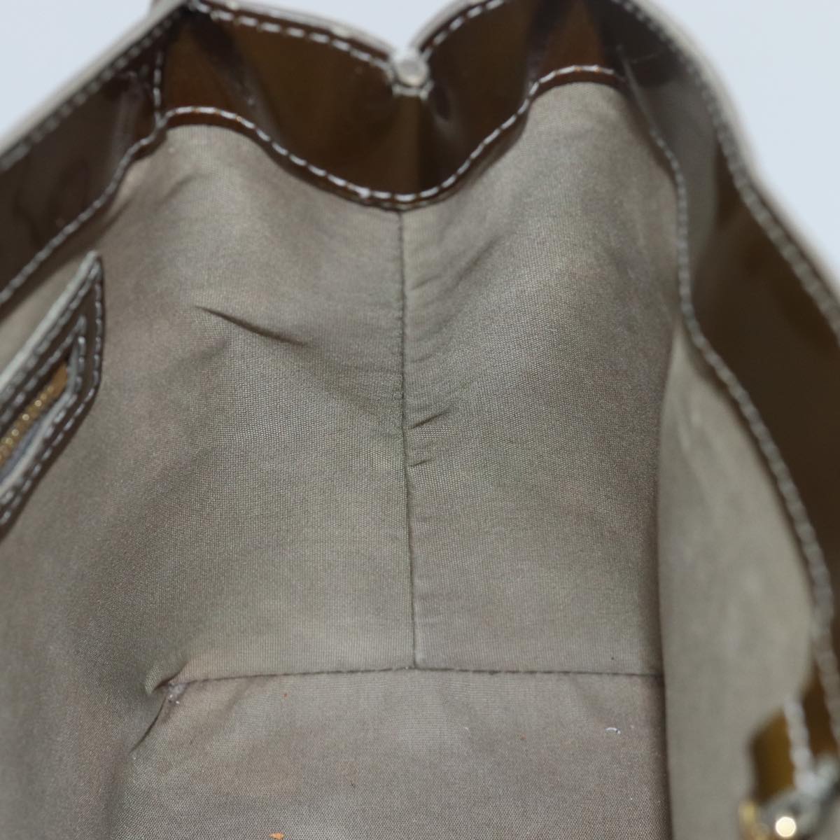 LOUIS VUITTON Monogram Vernis Wilshire PM Hand Bag Veil Bronze M91642 77559