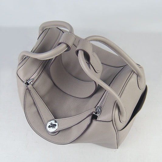 Luxury Hermes Lindy 34cm handbag 6208 grey
