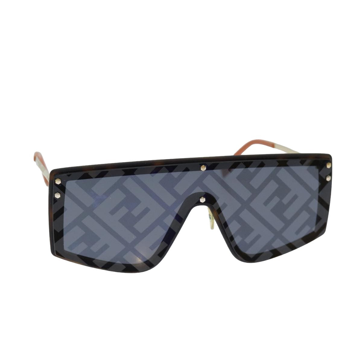Luxury Fendi Zucca Canvas Sunglasses Black77748