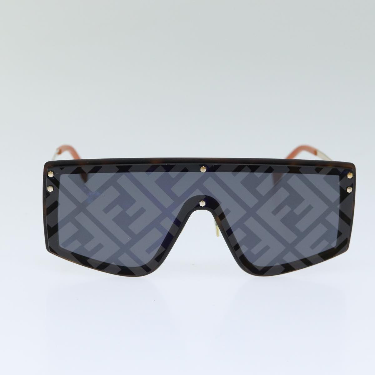 Luxury Fendi Zucca Canvas Sunglasses Black77748