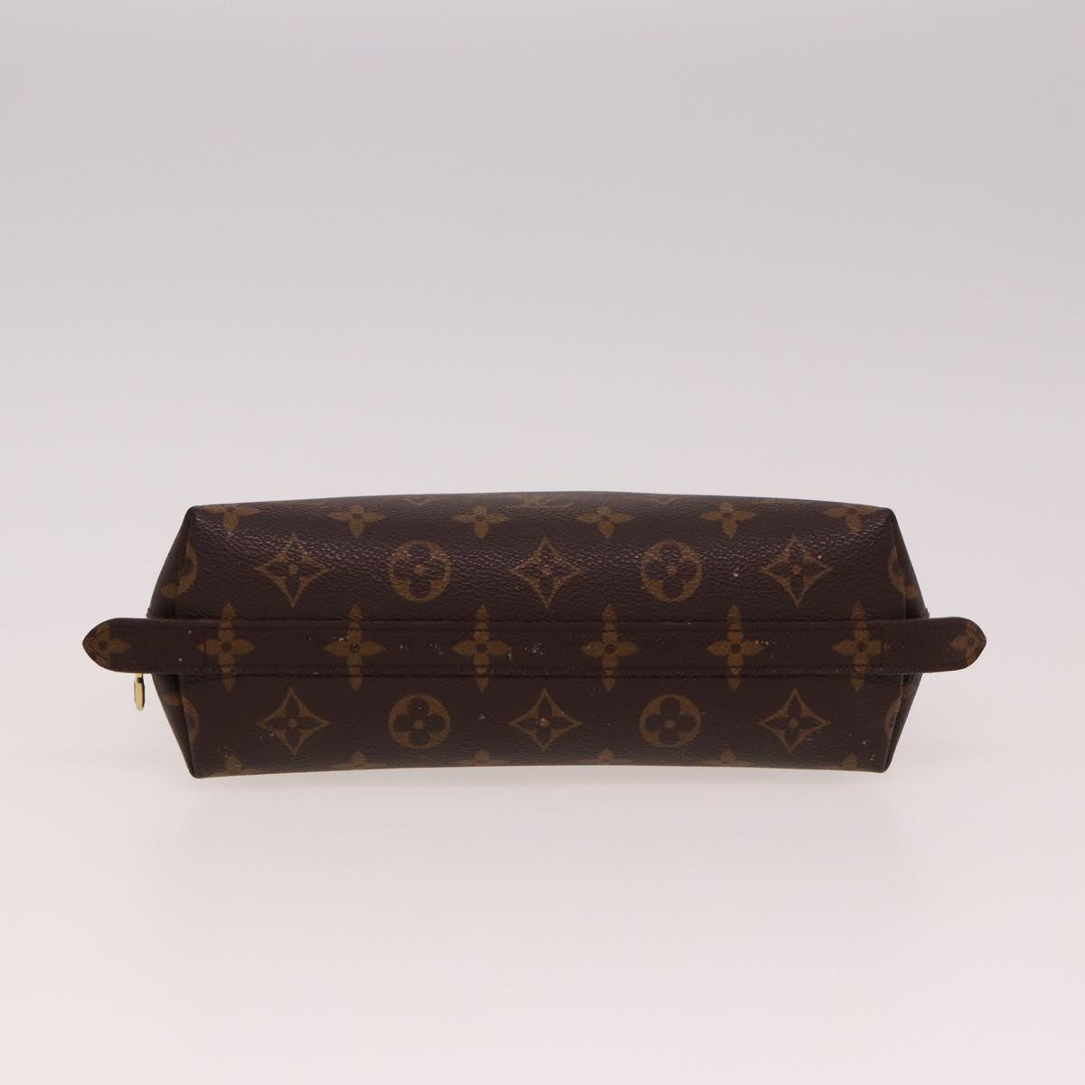 LOUIS VUITTON Monogram Trousse Demi Ronde Cosmetic Pouch M47520 LV 77855