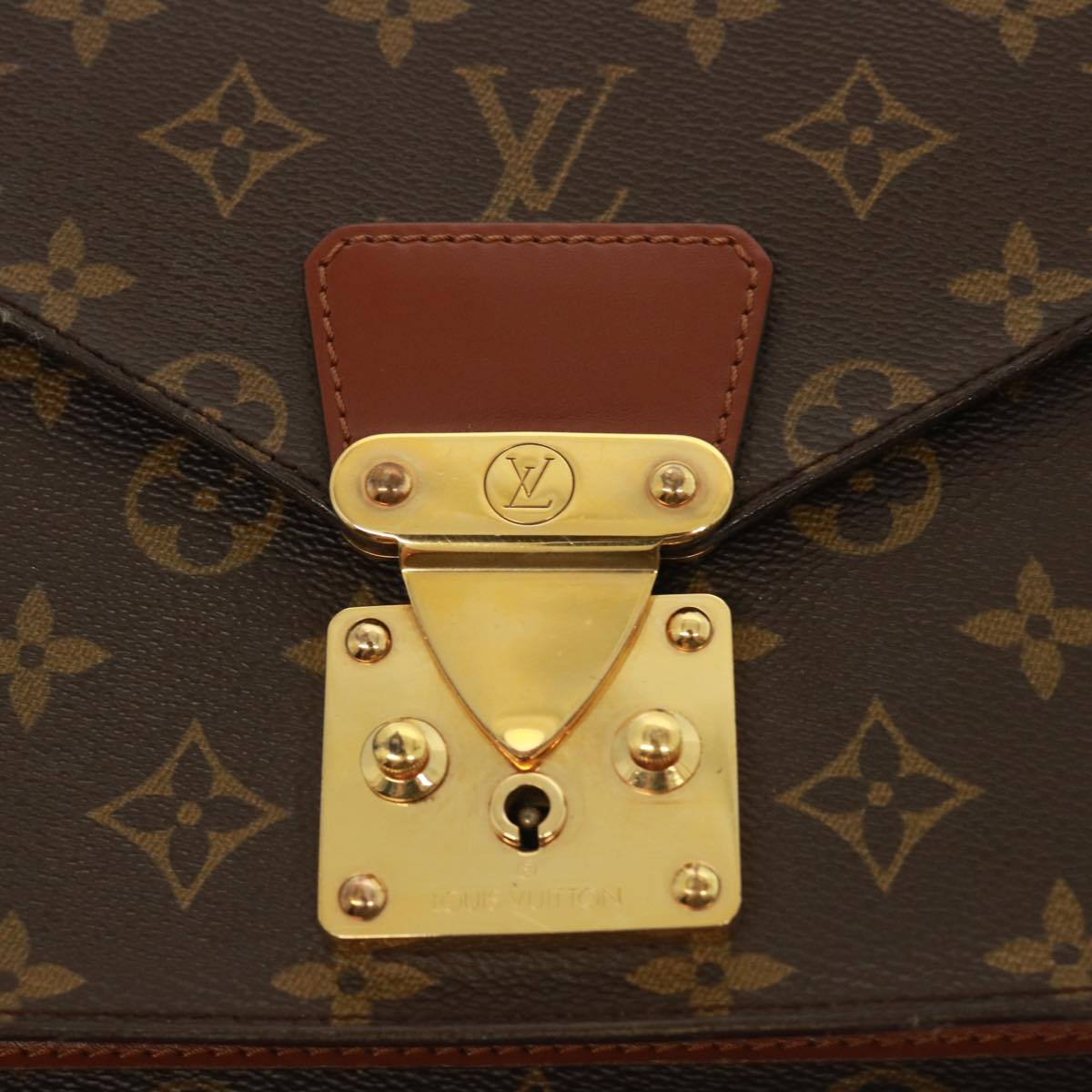 LOUIS VUITTON Monogram Monceau 26 Shoulder Bag M51187 LV 77864