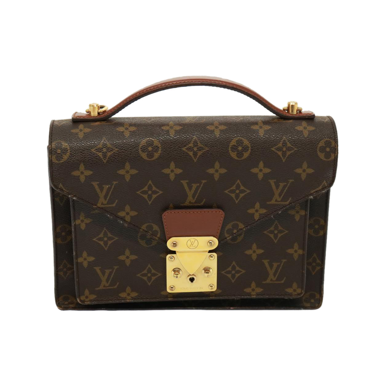 LOUIS VUITTON Monogram Monceau 26 Shoulder Bag M51187 LV 77864