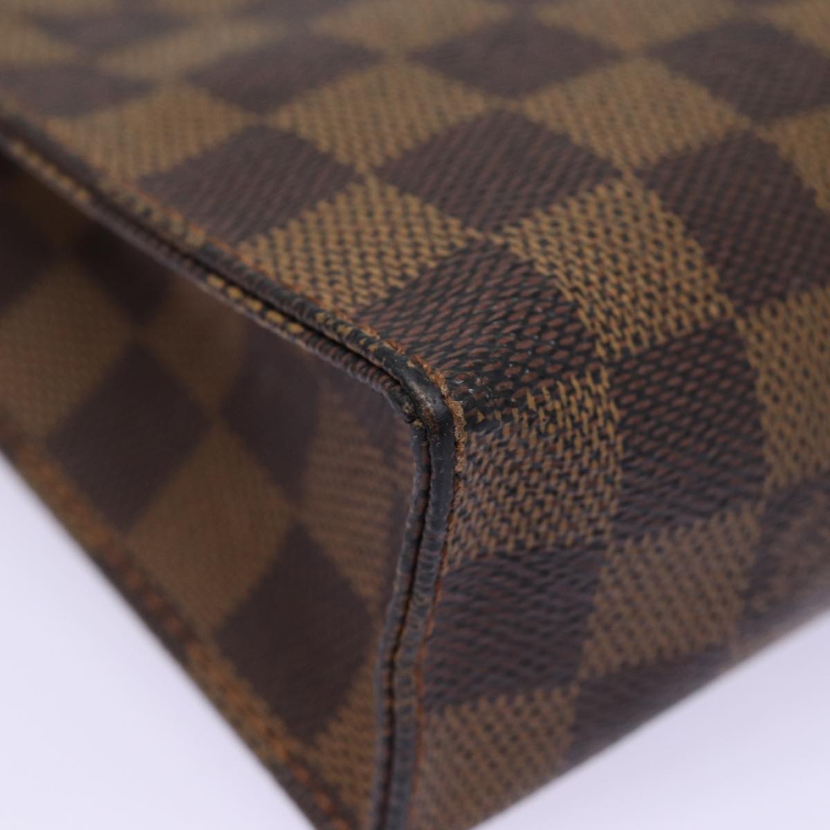 LOUIS VUITTON Damier Ebene Poche Toilette 26 Pouch N47543 LV 77868