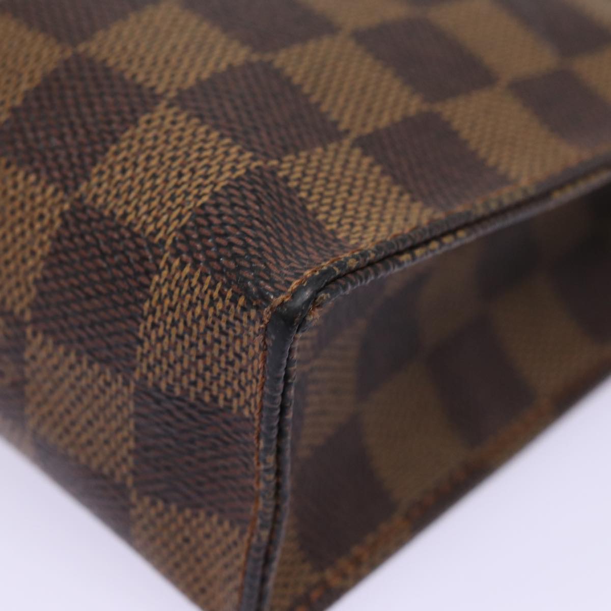 LOUIS VUITTON Damier Ebene Poche Toilette 26 Pouch N47543 LV 77868