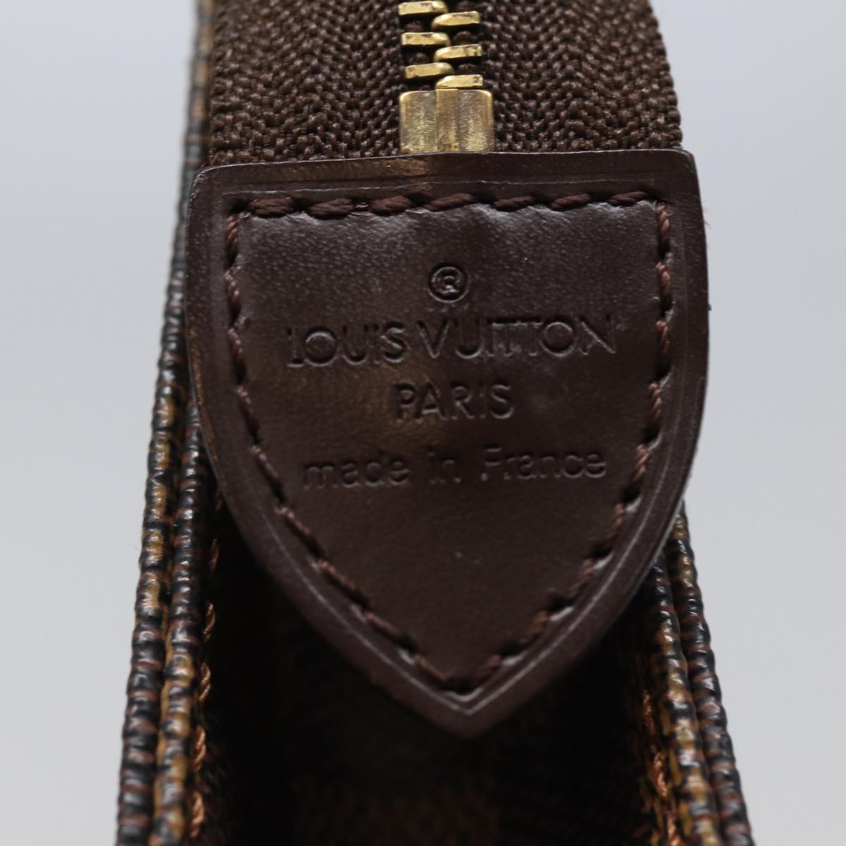 LOUIS VUITTON Damier Ebene Poche Toilette 26 Pouch N47543 LV 77868
