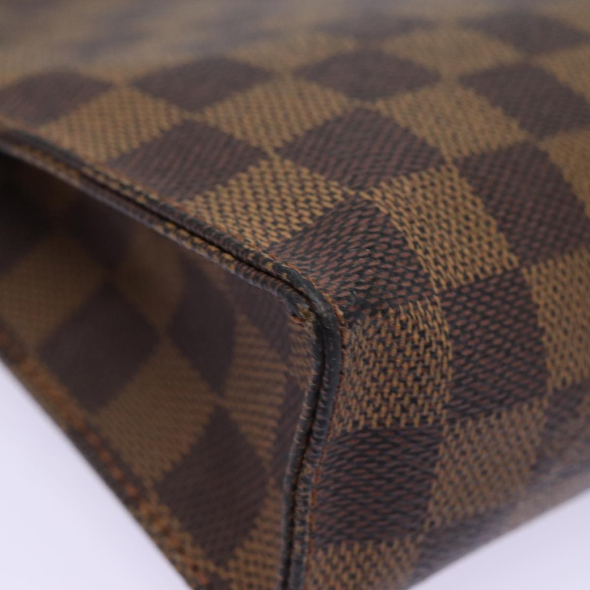 LOUIS VUITTON Damier Ebene Poche Toilette 26 Pouch N47543 LV 77868