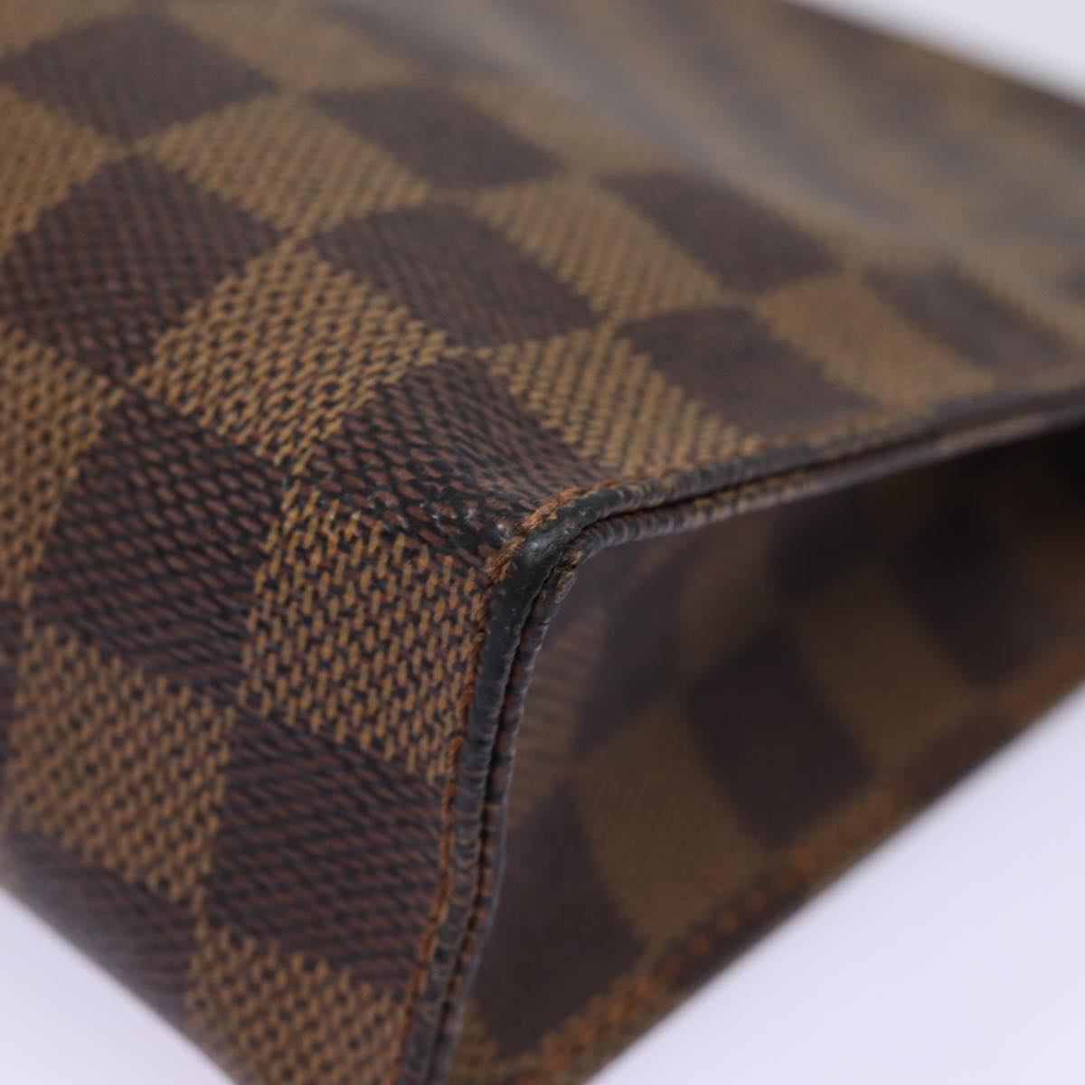LOUIS VUITTON Damier Ebene Poche Toilette 26 Pouch N47543 LV 77868