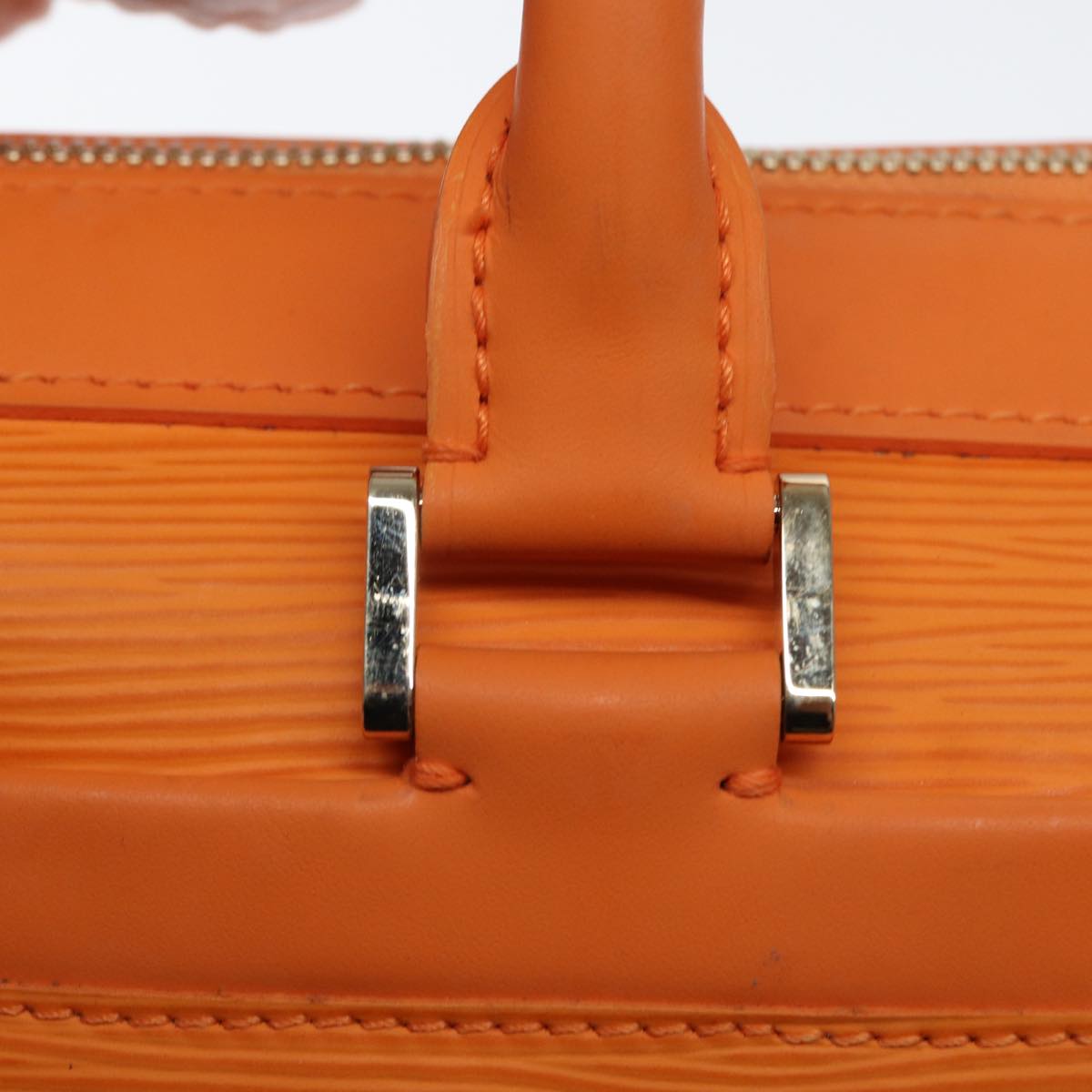 LOUIS VUITTON Epi Danura GM Hand Bag Orange Mandarin M5890H LV 77879